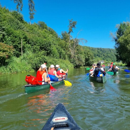 Kanutour auf der Lahn